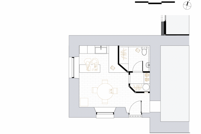 Plan avant vieu ville